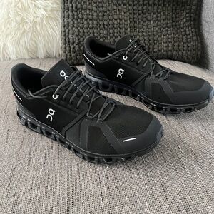 On Cloud 6 Size 12 Wide Men’s Black Running Shoes - Used 5 Times